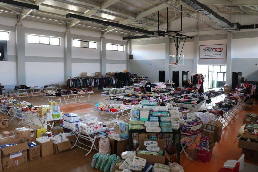 Safranbolu depremzedeler için tek yürek oldu