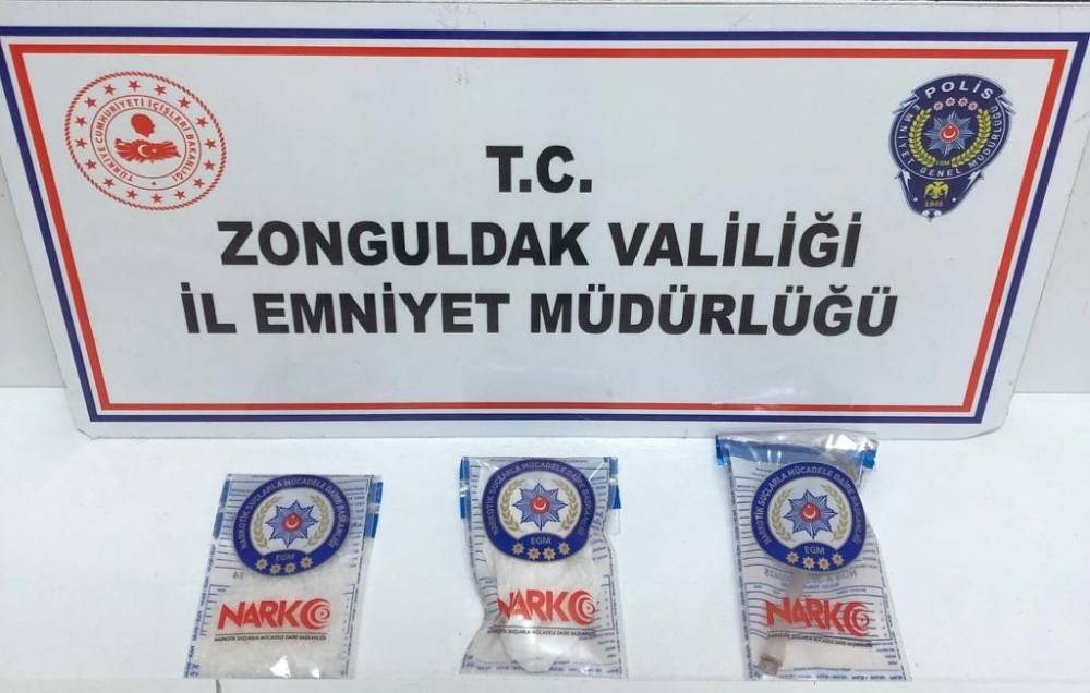 Zonguldak‘ta uyuşturucu operasyonunda 3 tutuklu
