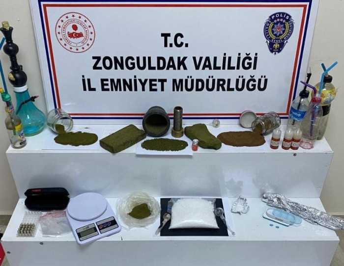 2022 yılında Zonguldak’ta uyuşturucudan 856 şüpheli yakalandı