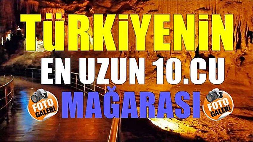 Türkiye`nin en uzun 10`cu Mağarası. 