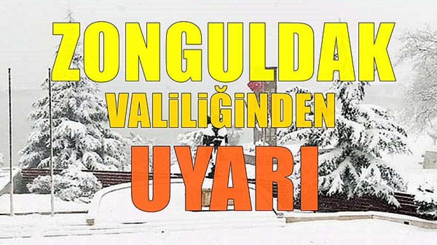 Zonguldak, Valiliğinden Uyarı. 